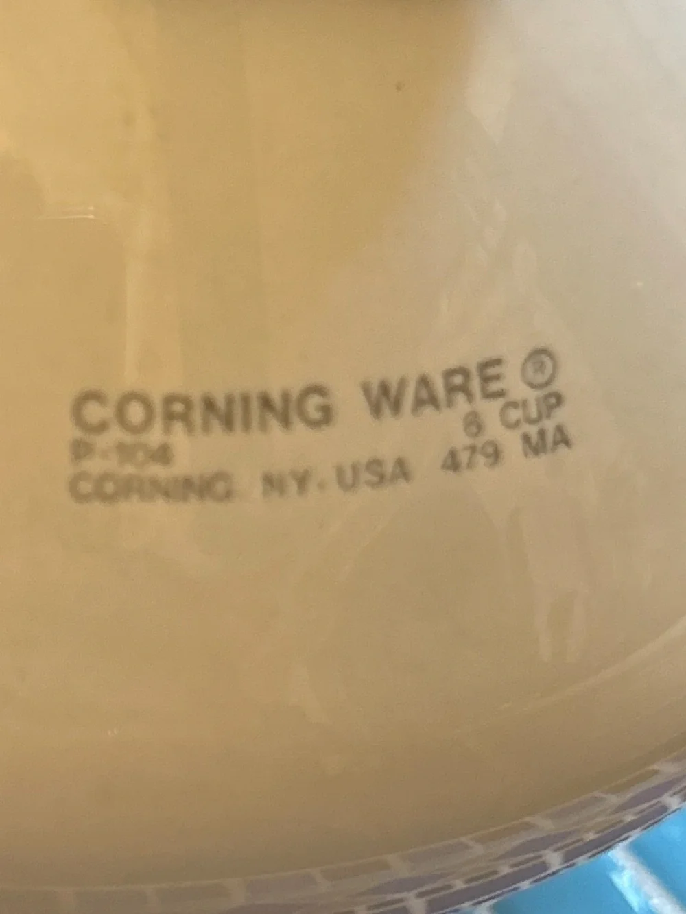 Corning Ware Spice of Life Le Thé Teapot, 6 Cup Coffee Pot P-104, 1970s